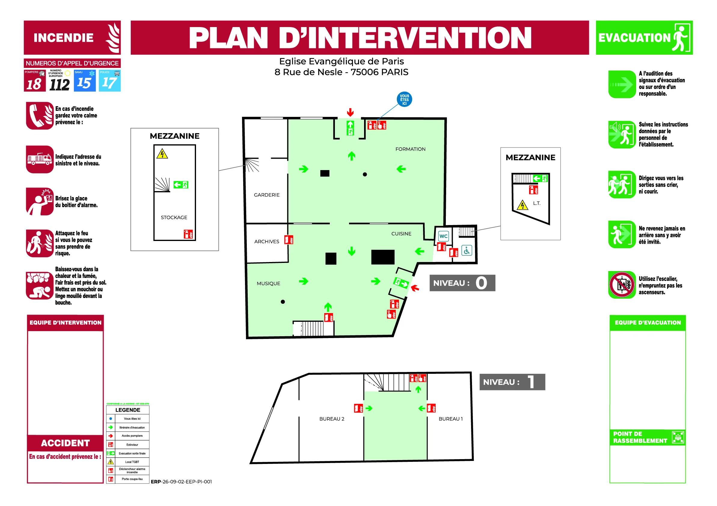Plan d'intervention des secours, complément PE 27